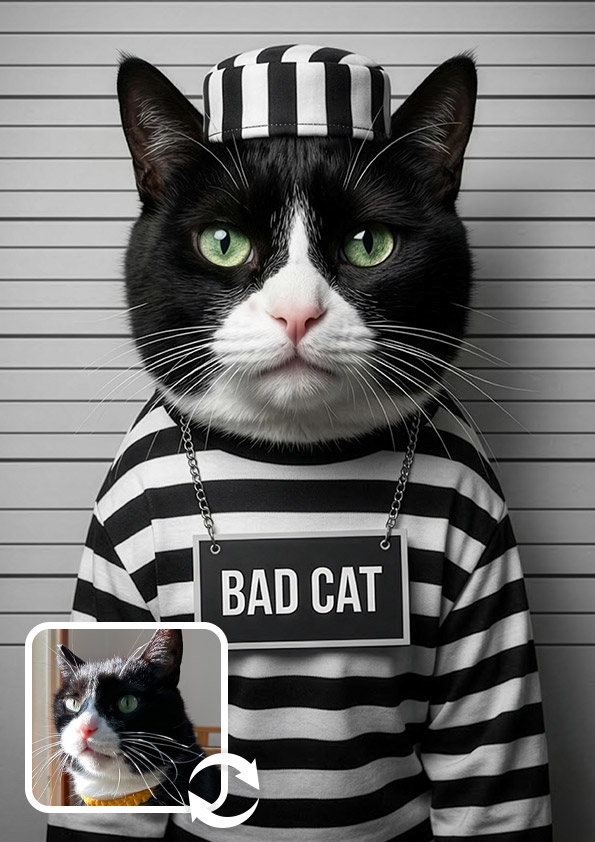 머그샷 패브릭 포스터