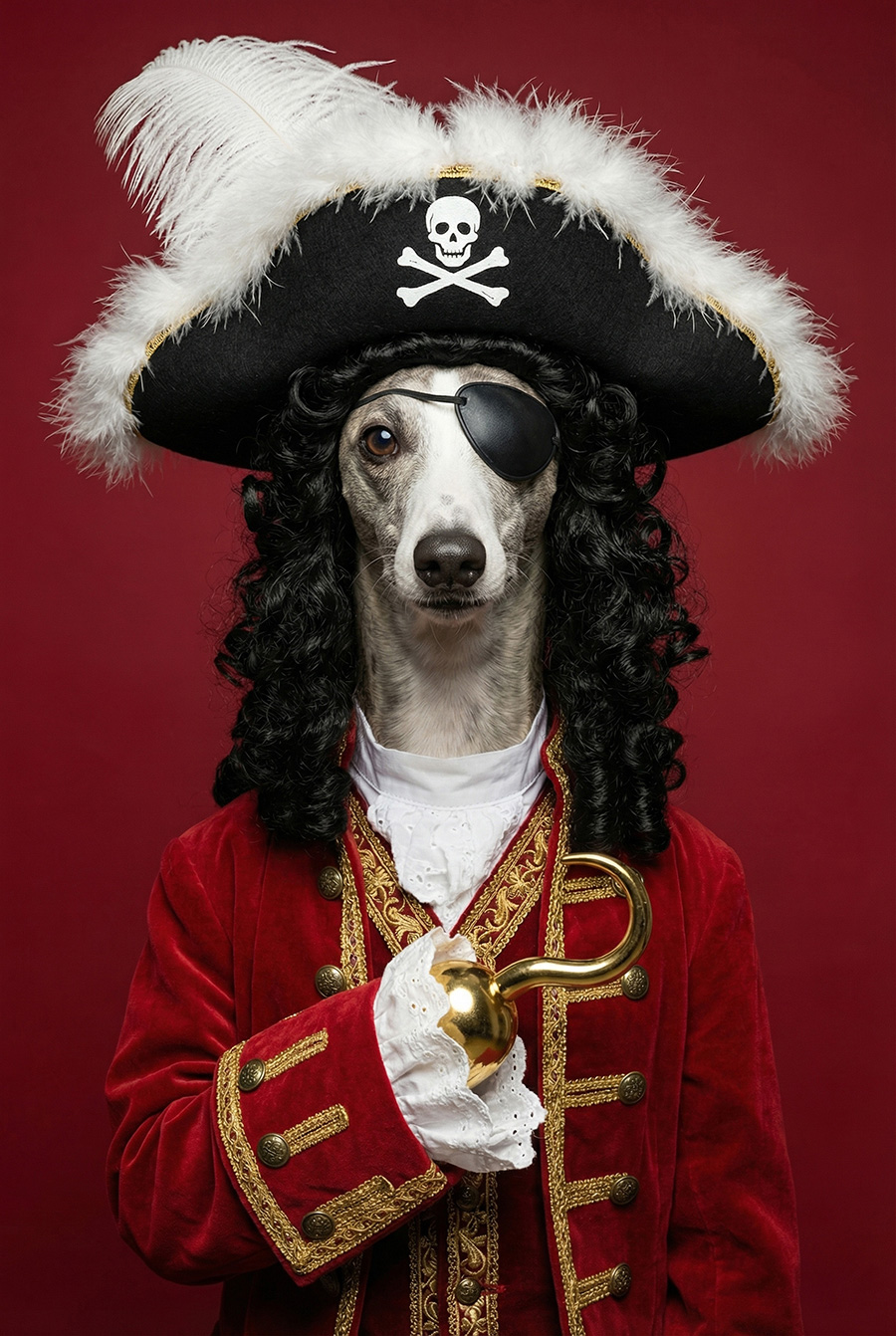 강아지 후크선장